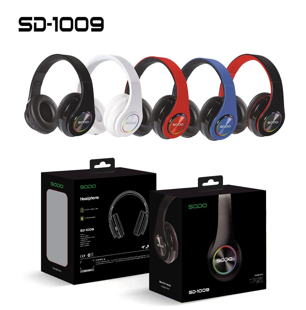 هيدفون SODO SD‑1009