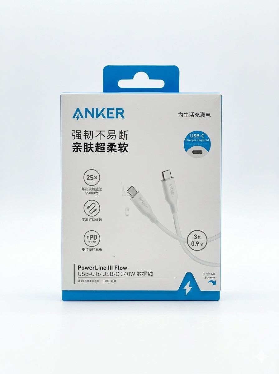 كابل أنكر Type-C to Type-C A8552