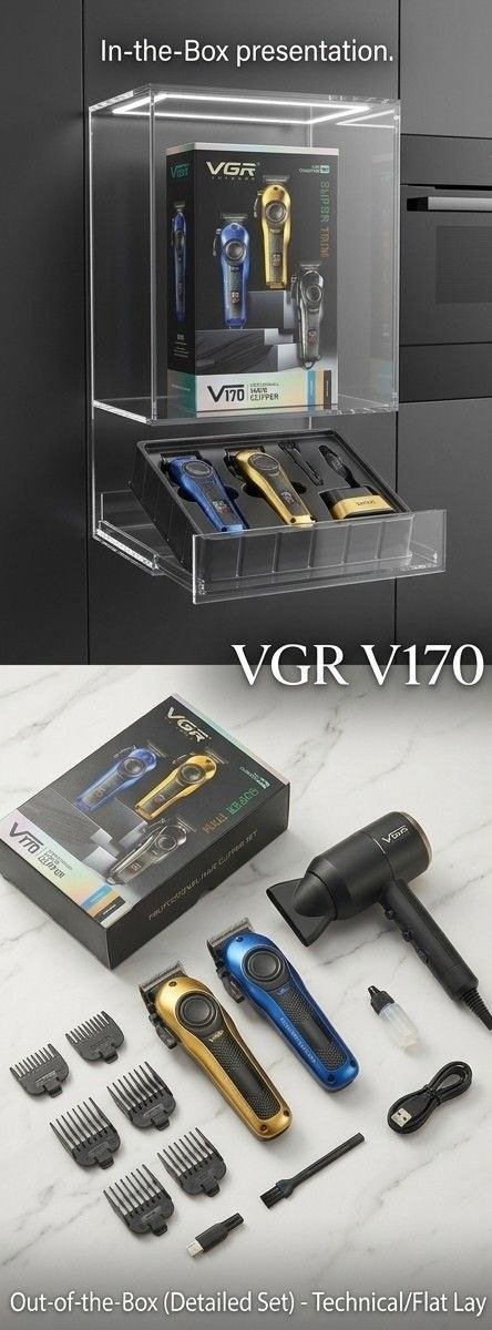  ماكينة الحلاقة الاحترافية VGR V-071